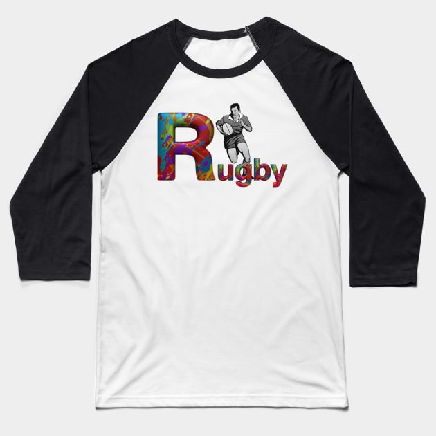 Rugby Baseball T-Shirt by teepossible